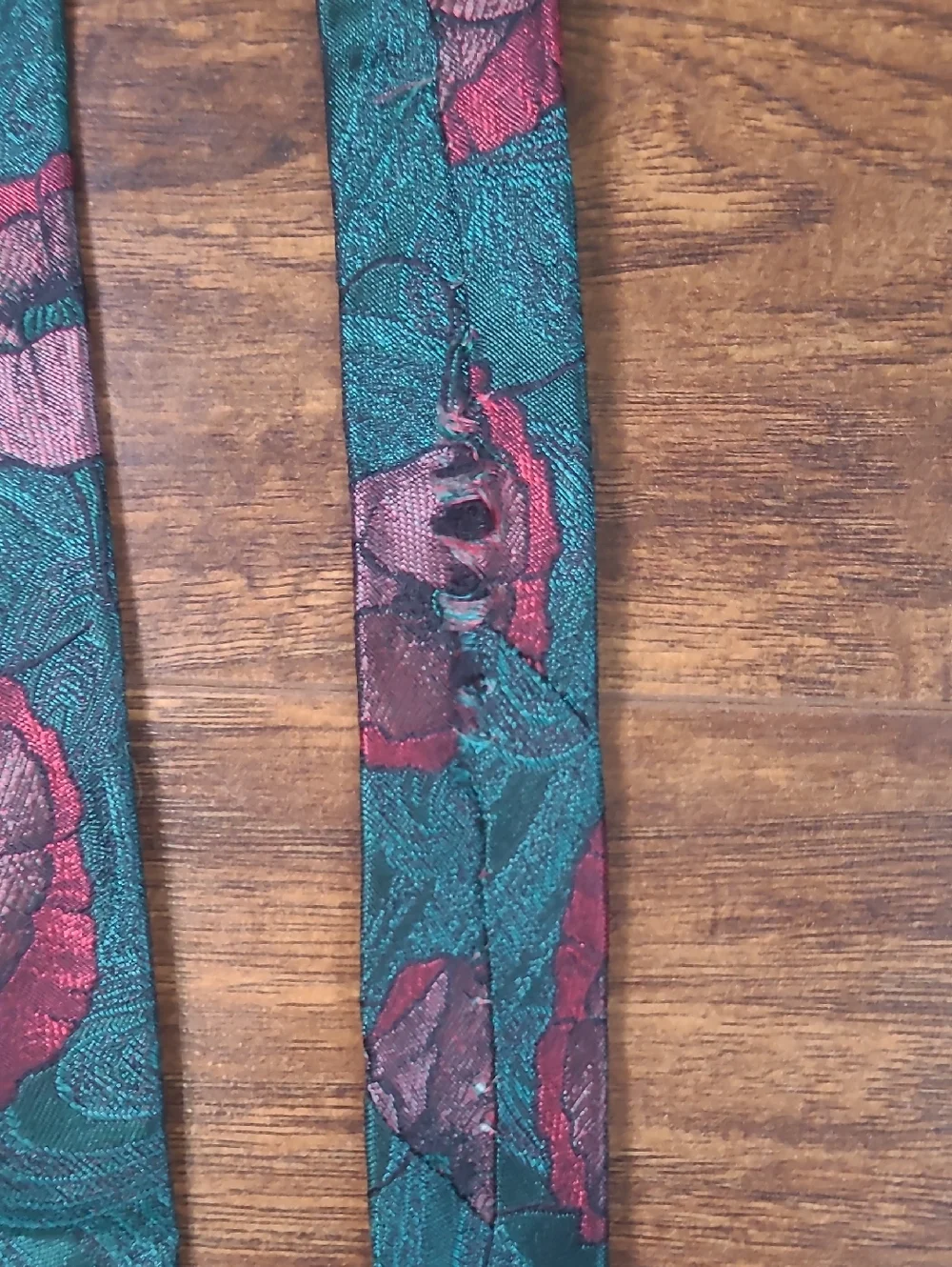 Bugatti Teal Floral Men's Tie - Classic Pattern